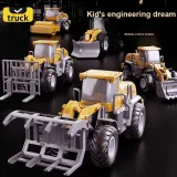 Строительная техника 4 шт + Журавль + Инженерный сценарий Сумка