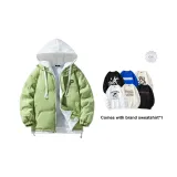 Неоновый зеленый [В комплекте с круглым вырезом свитшот]