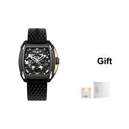 CIGA design Механический механизм Мужские часы Z Series 41,7мм*48мм*12мм Черные