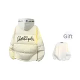 Шляпа цвета экрю, вышитая (в комплекте с круглым вырезом, подходит для ношения с внутренним слоем)