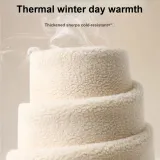 Черный [Нет Высота пояса] - Утолщенный Шерпа Стиль (Подходит для Температуры -10°-10°)