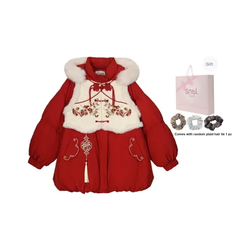 Snbl Красный Женские Объёмные Куртки (Пуфы)