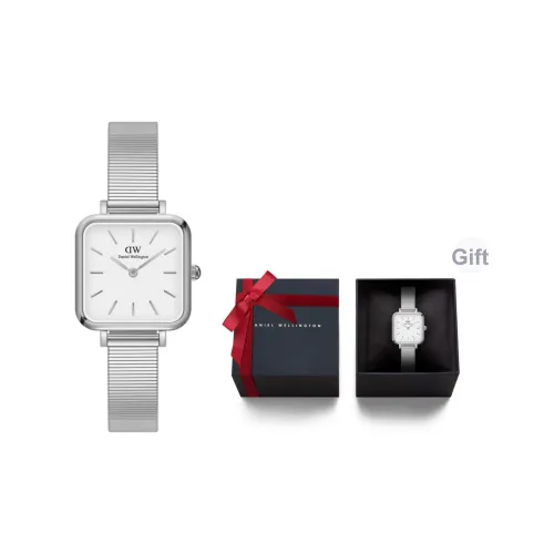 Daniel Wellington QUADRO Collection Женские Кварцевые Наручные Часы Белый Циферблат