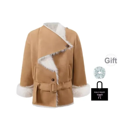 M MAICCO Хаки Включает Ремень С подарками Резинка для волос+Эксклюзивная Коробка Женское Пальто