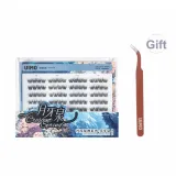 [112 кластеров большой объем] Клей-бесплатно Верхняя кисть для туши Луна Весна *1 + золотистая перо пинцет