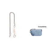 Цепь с белым жемчугом - удлинитель + длинная цепь