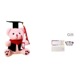 Маленький Доктор Медвежонок Плюшевая Кукла Розового цвета (Включает Щенок с вкладышем-табу для поздравительной открытки)