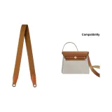 Чистый Коричневый Серебряный Застежка 2,5 см Широкая Лямка