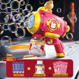 Электрический |[Космический медведь] Красный-Пузырьки Pistолет+30 Жидкость (Высокоскоростная эмиссия пузырьков)