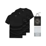 V-образный вырез, 3 упаковки (черный + черный + черный) - экономия в среднем 9,3/упаковка!