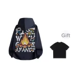 Темно-синий (в комплекте с футболкой из 100% хлопка, One Piece)