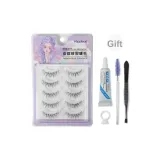 5 пар искусственных ресниц (полная полоса) (легкие для повседневного натурального образа)