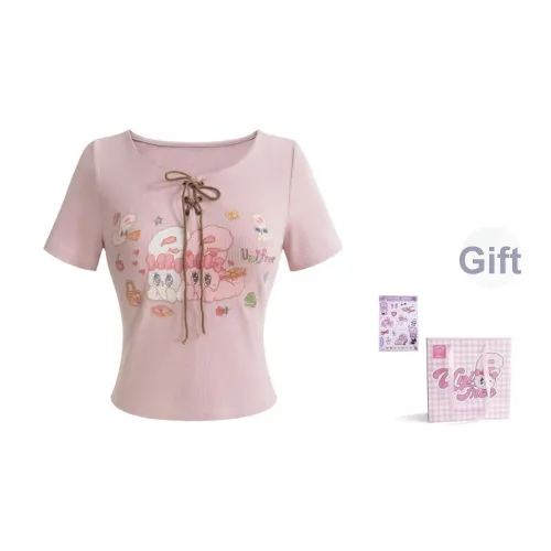 UNIFREE Розовые Женские T-рубашки