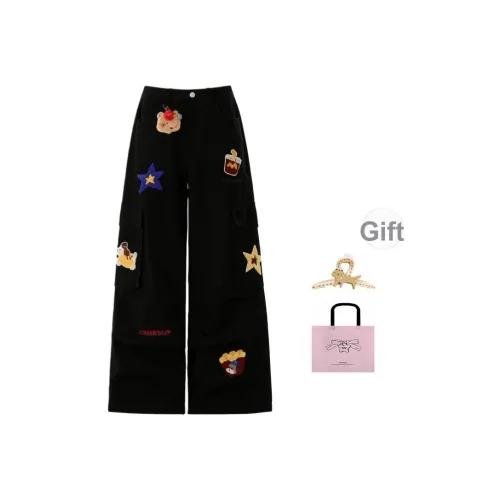 EVPGB Черные Женские Джинсы