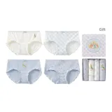 Бидет Кролик Коллаборация Трусы Упаковка из 4 штук - Небесно-голубой