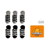 6 пар (Черный 3, Светло-серый 3)