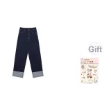 Тёмный деним синий.