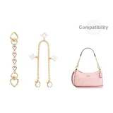 [Розовый алмаз, комплект из двух частей, золотистый, сердце, удлинительная цепь + декоративная цепь с четырехлистным клевером]