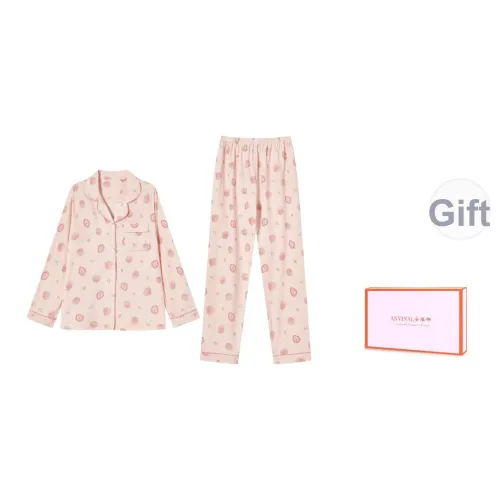 ANVINAL Розовый Женский Пижамный Комплект