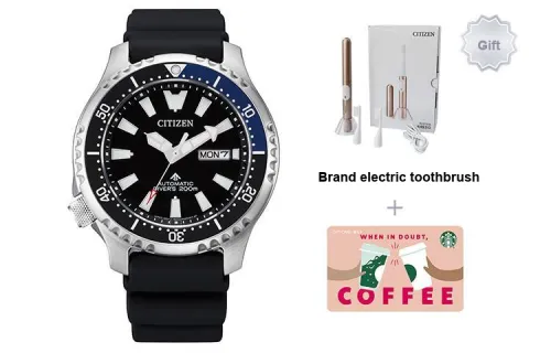CITIZEN Механический механизм Мужские часы Promaster Collection 44mm*13mm Черные