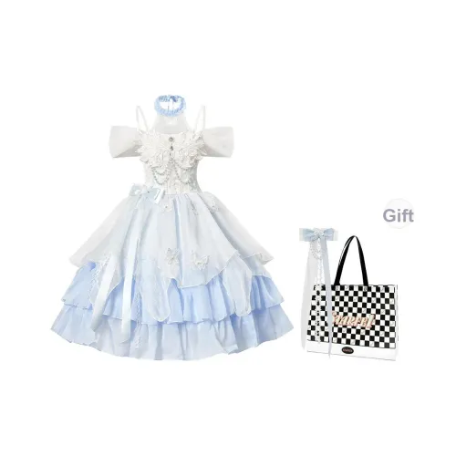 STARFEI Короткое платье с короткими рукавами женское