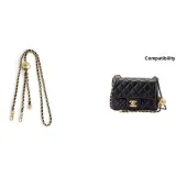 Цепь с застежкой золотого тона