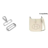 [Milkshake White Silver Clasp] Белая пряжка с регулируемой длиной (размер в длину)