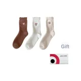 [3 упаковки] Молочный белый + Темный кофейный + Хаки