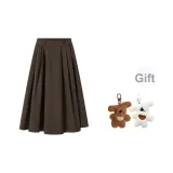 Коричневая юбка