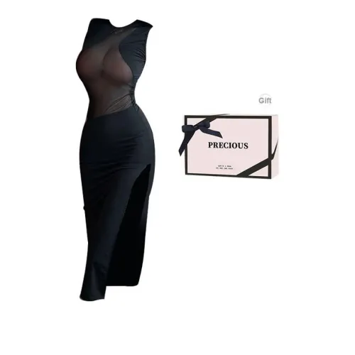 GOYN Черный + коробка Женские ночные сорочки