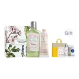 Зеленая сливовая Любовь Вишня Банька 250 мл + Апельсиновый цветок Крем для рук 30 мл