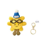 Синяя шляпа, стекло, подсолнух