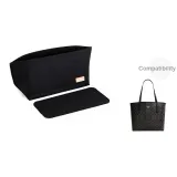 Черный комплект из двух предметов [встроенная подкладка + анти-заплыв нижняя подкладка]