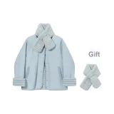 Синий (С подарком Шарф)