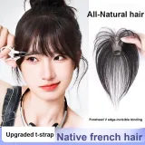 Полностью ручная вязаная модель Y-образного стиля для позиционирования на лбу [6*8 Мокко] 25 см