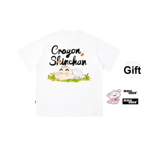 WHOOSIS X Карандаш SHIN Chan Коллаборация Series Унисекс T-рубашки