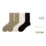 [4 упаковки] Оливковый зеленый/Оливковый зеленый/Белый/Черный