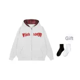 Бело-серый, флисовая подкладка