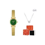 Золотая лента, зеленая пластина (оригинальная коробка + в комплекте с ожерельем)