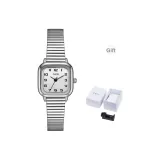 Aksen Серебряный корпус с белым циферблатом