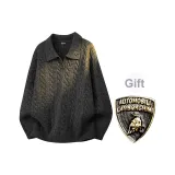 Тёмно-серый (в комплекте с брендом, металлическим логотипом)