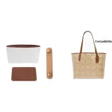 City33[Трехкомпонентный комплект] Темно-коричневый вкладыш + молочно-чайная плечевая подушка + нижняя подкладка