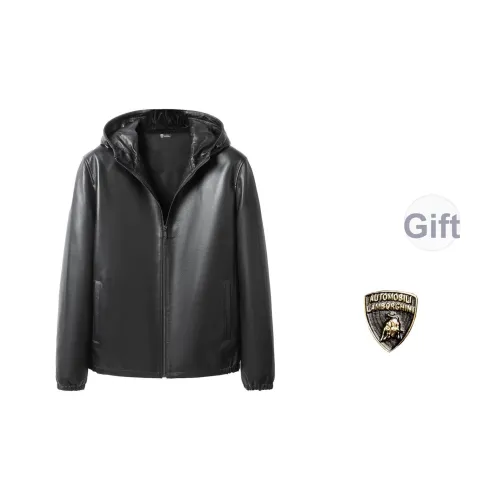 AUTOMOBILI LAMBORGHINI Кожаная куртка унисекс