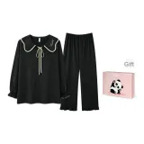 Чёрный с воротником Питера Пэна