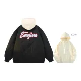 Чёрный (в комплекте с высококачественным абрикосовым свитшотом)