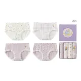 Bide Кролик Коллаборация Трусы Упаковка из 4 шт - Таро Фиолетовый