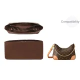 [Коричневый] Нейлоновая подкладка (с отделениями для встроенной памяти)