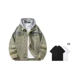 Желтый грязь с капюшоном (включает футболку)