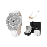 Яркий Лунно-Белый [Двойная Кольцевая Застежка Ожерелье Возлюбленный Коробка]