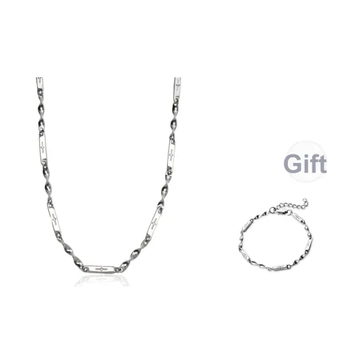 FOREVER MELODY Ожерелья из титанового сплава Унисекс Подарочный набор в коробке